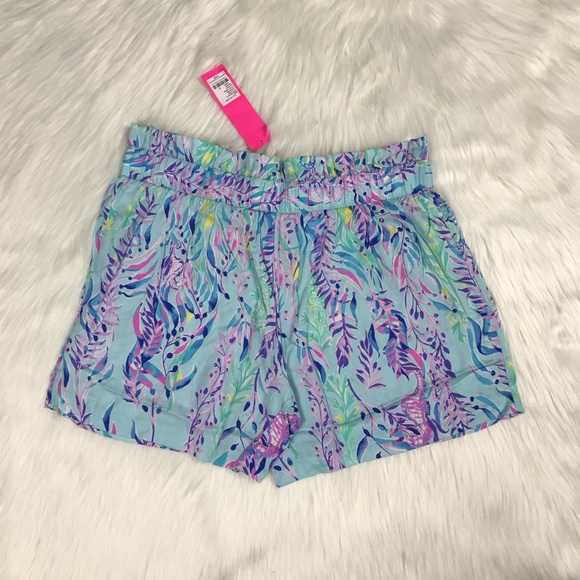 New Lilly Pulitzer Kaylene Swim Shady shorts - Picture 11 of 11